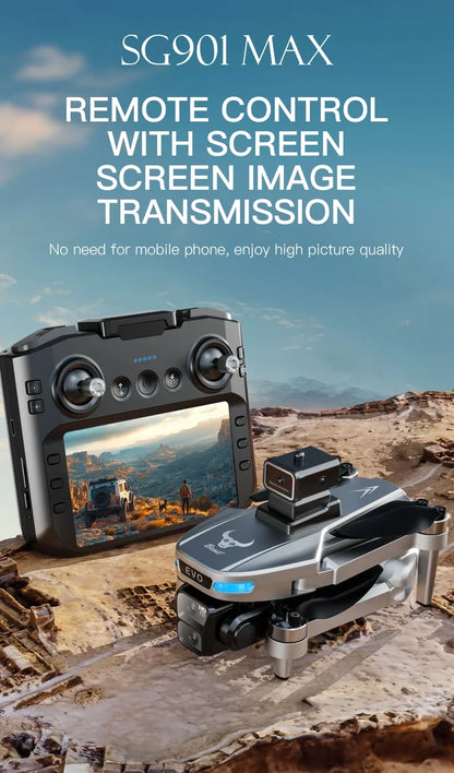 Drone 8K Professional GPS HD Camera Drones 5G WIFI FPV Video 4k UAV 5.9 inch large screen remote control RC Dron SG109 PRO MAX