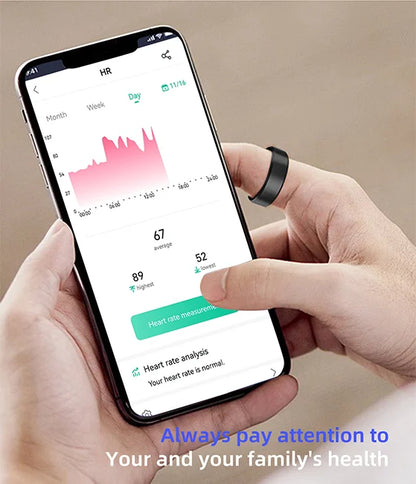 New for Xiaomi smart ring， equipped with healthmonitor， sleep monitor, men's and women's waterproof multifunctional sports ring