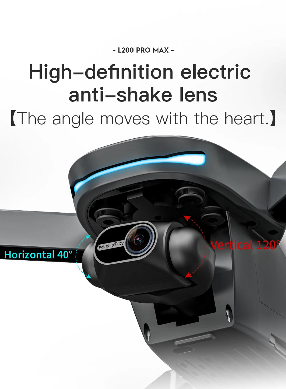 8K Professional Drone Dual Camera Obstacle Avoidance Flyer 2 Axis Gimbal Brushless Helicopter GPS RC Toys New L200 PRO MAX