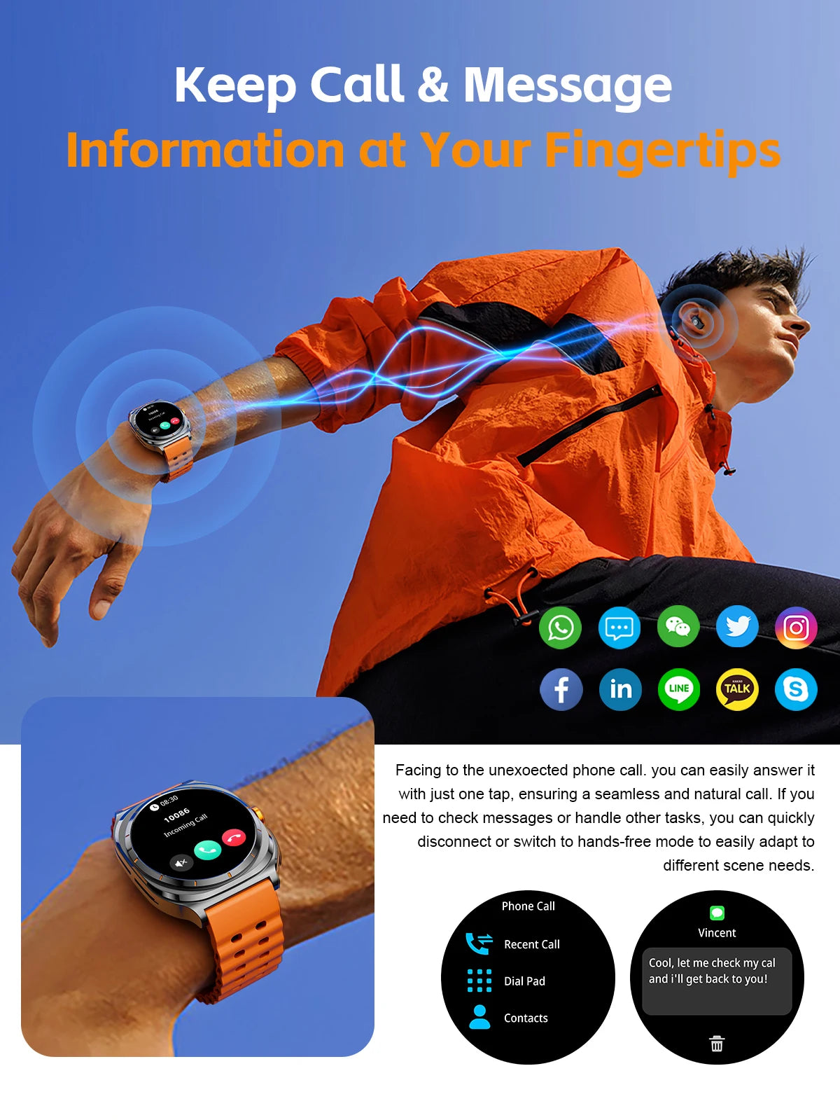 2025 New Smart Watch With 2 in 1 TWS Wireless Headset Bluetooth Call 1.53" AMOLED Screen 400mAh IP67 Waterproof Sport Smartwatch