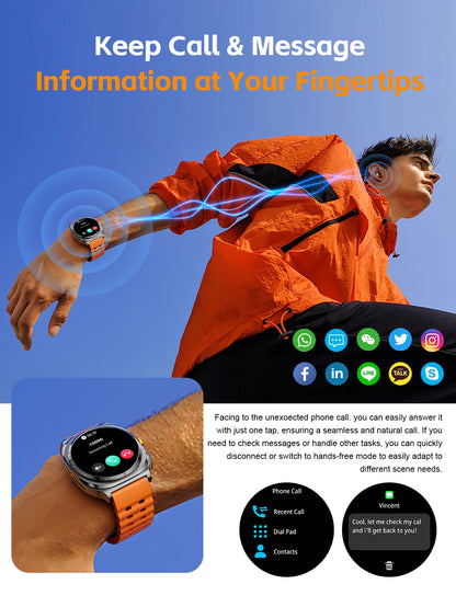 2025 New Smart Watch With 2 in 1 TWS Wireless Headset Bluetooth Call 1.53" AMOLED Screen 400mAh IP67 Waterproof Sport Smartwatch