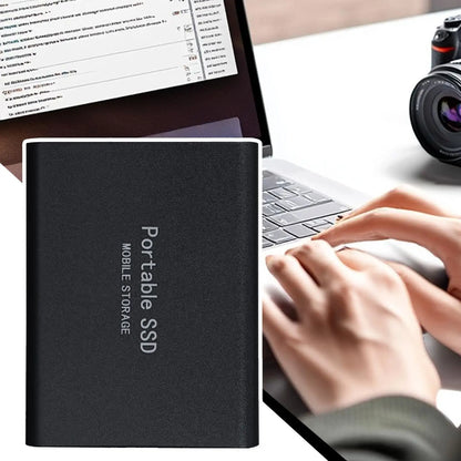 500GB Portable SSD High Speed External Hard Drive Portable Hard Drive Lightweight Design Mass Solid Drive for Phone Laptop