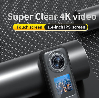 4K Action Camera HD Touch Screen Outdoor Anti Shake Sports DV Handheld Video Recorder Vlog Action Cam Pocket Body Camera