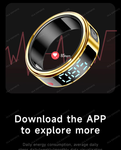 Xiaomi Smart Ring 2025 Display Screen Gestures Control Video 5ATM Waterproof Remote Camera Blood Oxygen Monitor Sports ring New