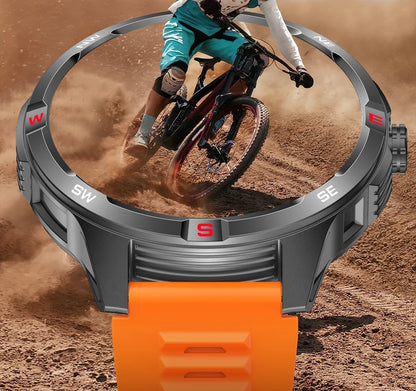 GPS Outdoor 1000mAh Battery Smartwatches Men 100+ Sports Mode Compass Heart Rate 3ATM Waterproof Bluetooth Call Smart Watch