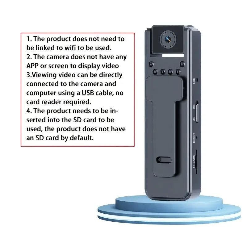 L7 Sports Camera with Buckle Design for Daily Sports Recording