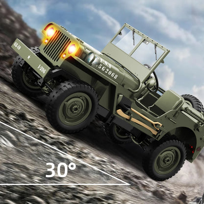 JJRC C8815 RC Car 1/10 WILLYS 1941 4WD RTR RC Crawler 2.4G Remote Control Car Off-road Climbing Military RC Truck Toys Gift
