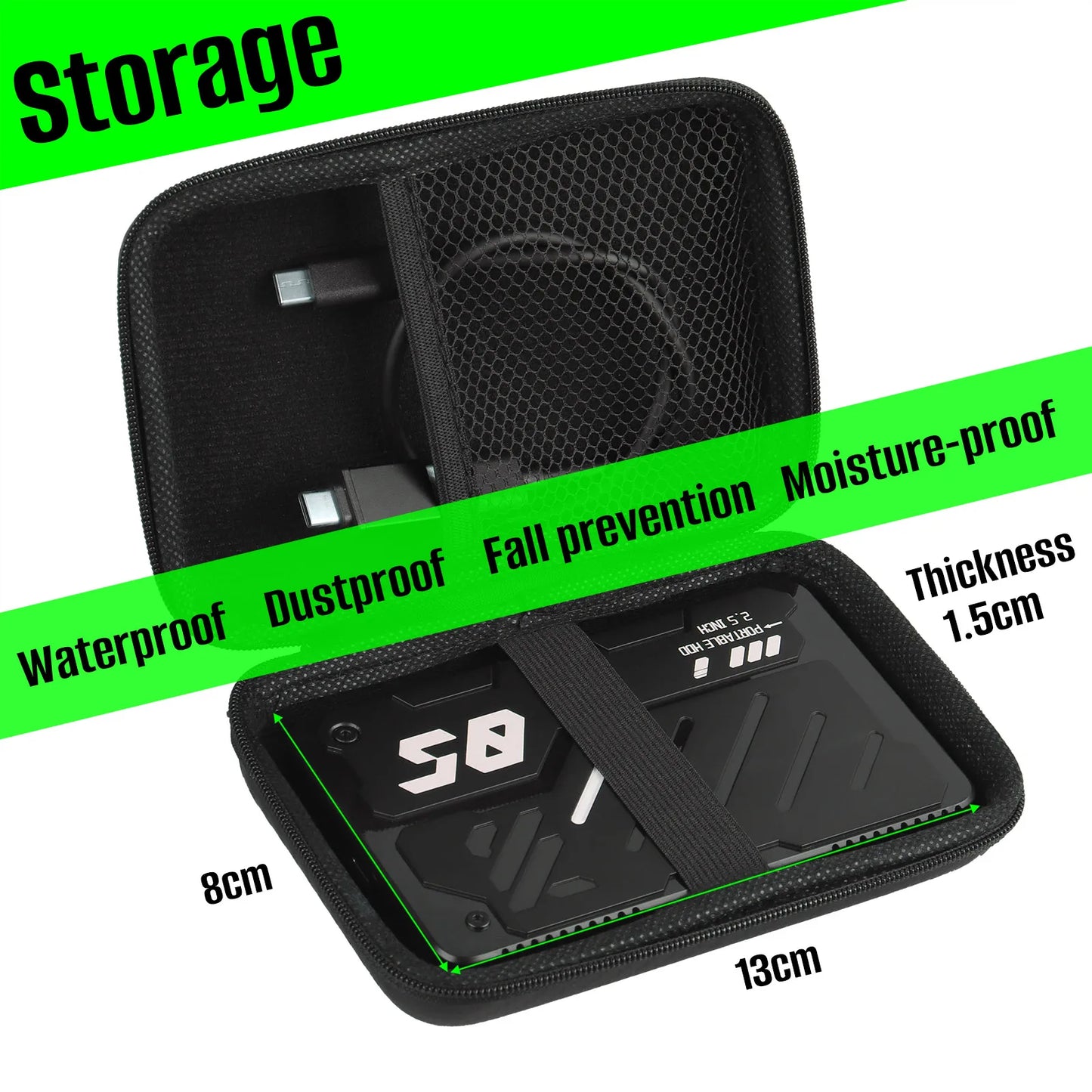 Portable External Hard Drive 1TB 750G 500G 320G 250G 160G USB3.0 USB3.1 2.5" Mecha RGB Storage Disk for PC PS5 PS5 Xbox Laptops