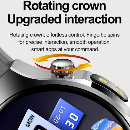 LED Outdoor Smart Watch Men 100+Sports Mode 1.53 360*360 HD AMOLED Screen LED Flashlight IP67 Waterproof Voice Call Smartwatch