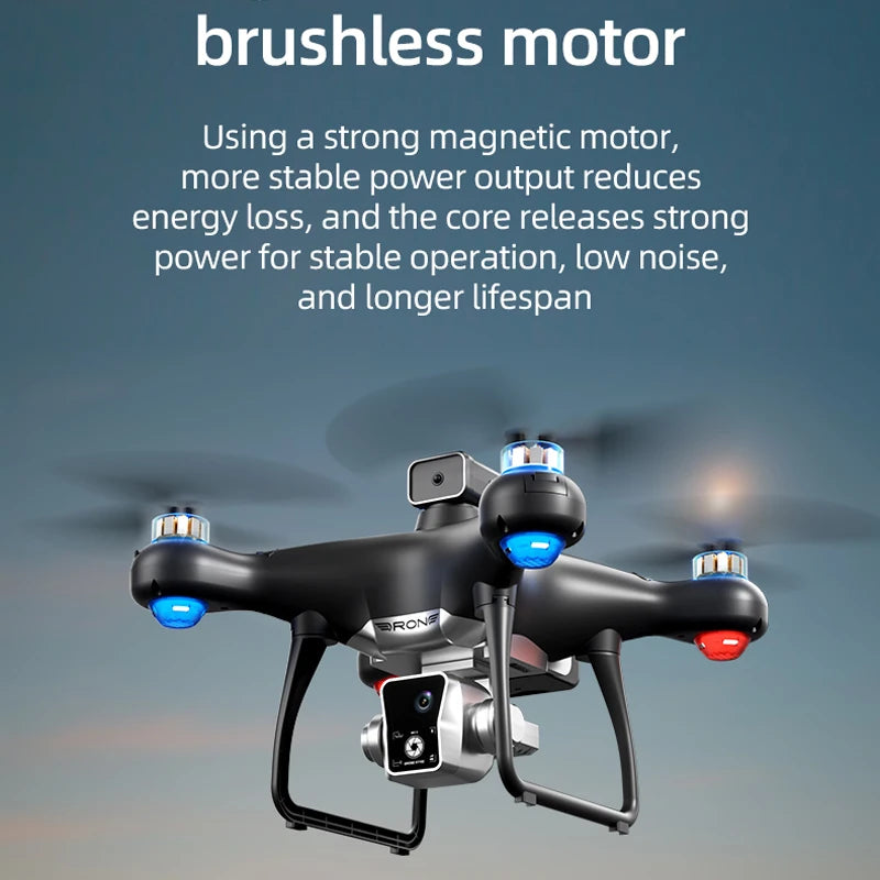 KY102 Drone 4K Remote Control Wizard with Screen Brushless Motor Optical Streaming Electric Lens HD Aerial Photography rc dron