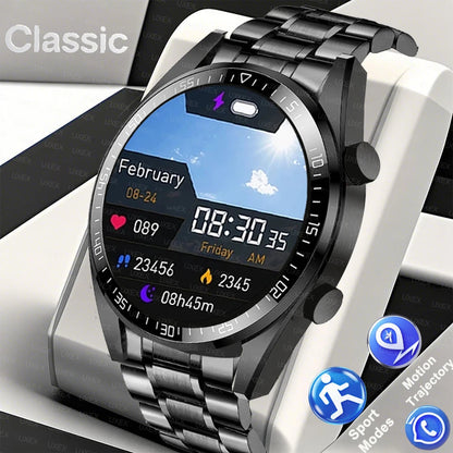 New Plus Smartwatch Hombre Bluetooth Call HD Screen Full Offers Today Health Tracking Diy Faces Gift Men Watches Smart Commerce