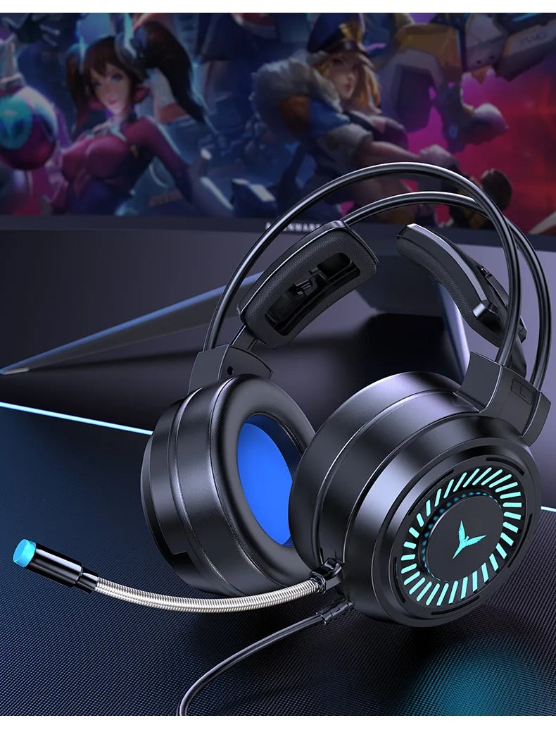 Hot Selling G58 Gaming Headphones Stereo Surround 7.1 Wired Headphones Microphones Esports Gaming Gear Over-ear headphones