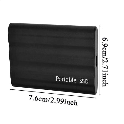 Portable Hard Drive External HDD High Speed 1TB Large Capacity Metal Hard Drive  Portable SSD Hard Disk for Phone Loptop