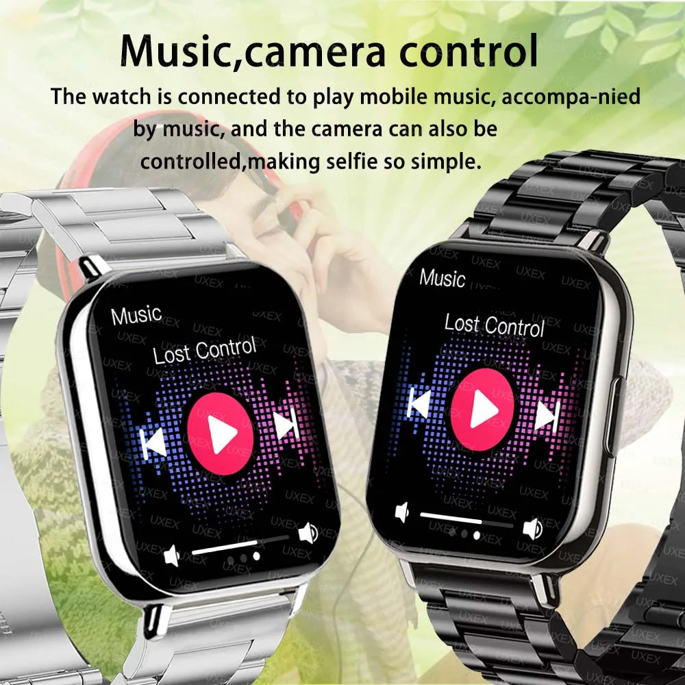 Fashion Smartwatch Men 1.83 HD Full Bluetooth Call Health Tracker Sports Making Ideal Gift Custom Photo Women Watches Exclusive