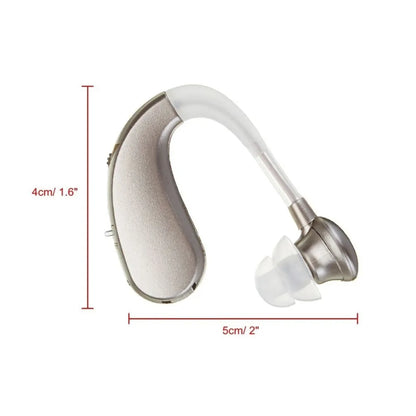 Ear-Hook Charging Earphones Comfort Enhanced Hear Rechargeable Noise-Canceling Clear Audio ComfortFit Earbuds For Senior Adults