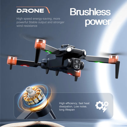 Professional S119 Drone 8K With Dual Camera 5G WIFI Smart Obstacle Avoidance FPV Brushless Motor RC Quadcopter Mini Dron