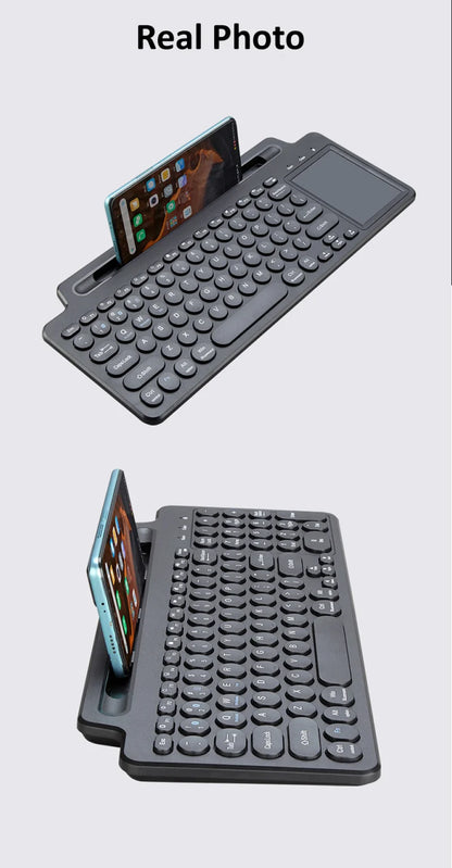 Wireless Keyboard Bluetooth Keyboard Mouse Card Slot Numeric Keypad for Android IOS Desktop Laptop PC Gamer
