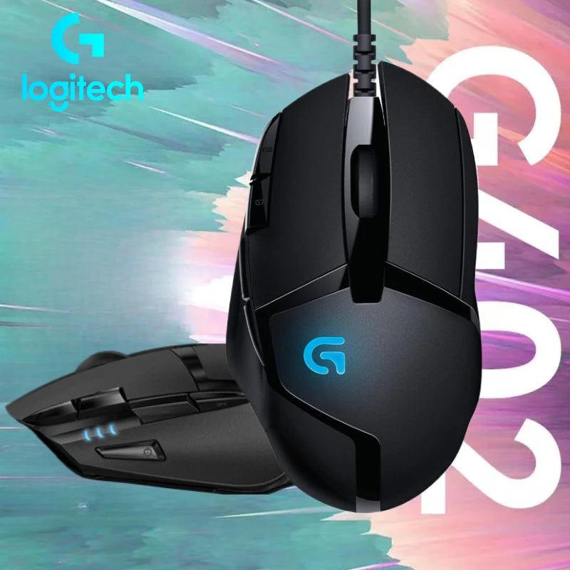 Logitech G402 Gaming Mouse with Adaptive Technology Ergonomic Contoured Shape for Casual And Professional Esports