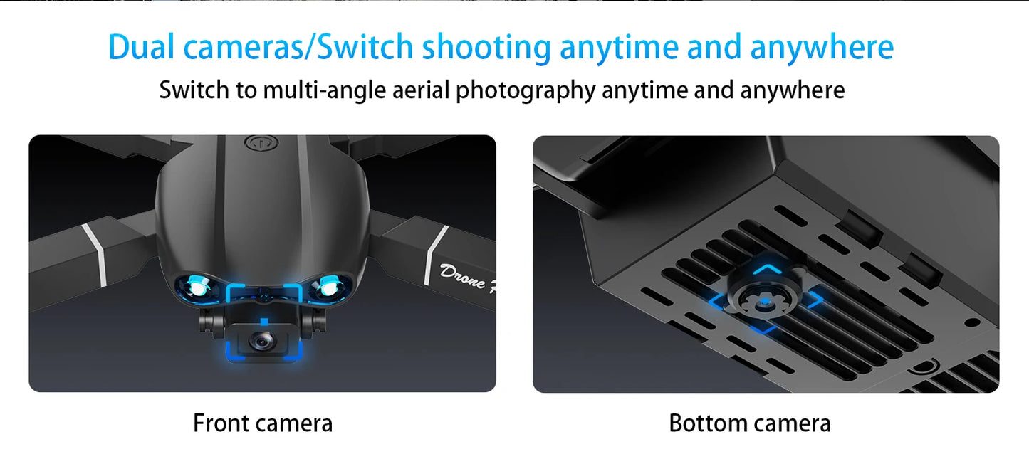 E99 Air Screen Control Drone Professional Wide RC Dron HD 4K Camera Foldable Helicopter Aircraft Quadcopter Drone Kid Gift Toys