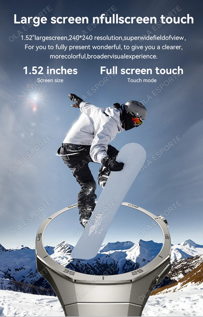 Men Women SmartWatch 2025 New 1.51 HD Screen 450Mah Fitness Track Heart Rate Sleep Gps Tracker Smart Watch Sport IP68 Waterproof