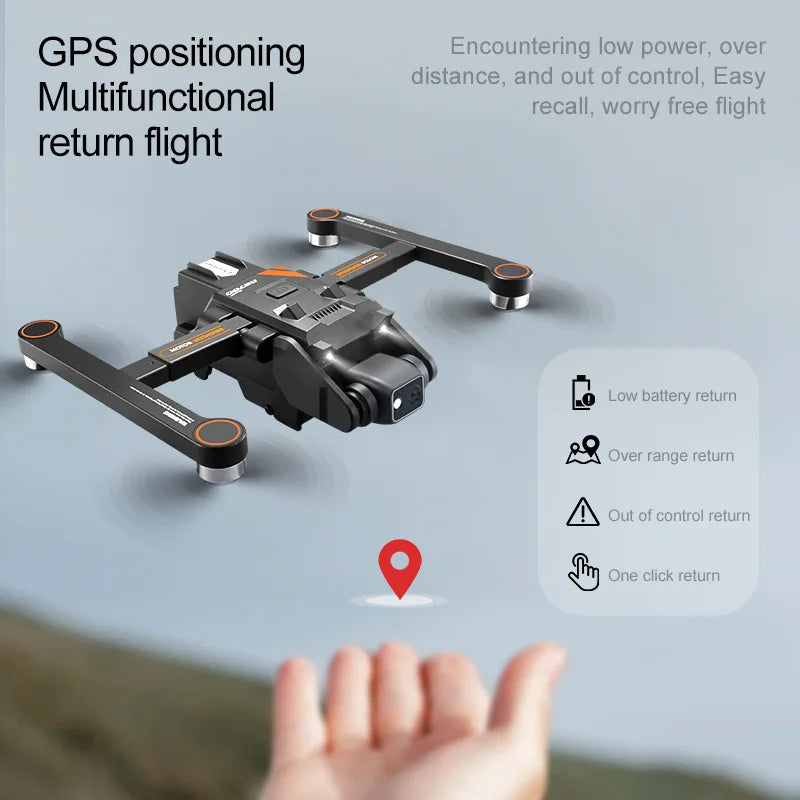2025 RG700 PRO RC Drone Obstacle Avoidance Aerial photography 4K Dual Camera Quadcopter Gps Four-Axis Helicopter Drone Gift Toy