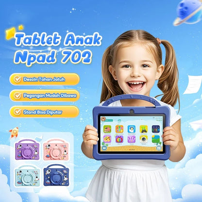 2025 New Kid's Tablet Android 14 7.1 HD Screen 1280*600 IPS 4GB+128GB Memory 3200mAh GPS Satellite Positioning Tablet Boys Girls