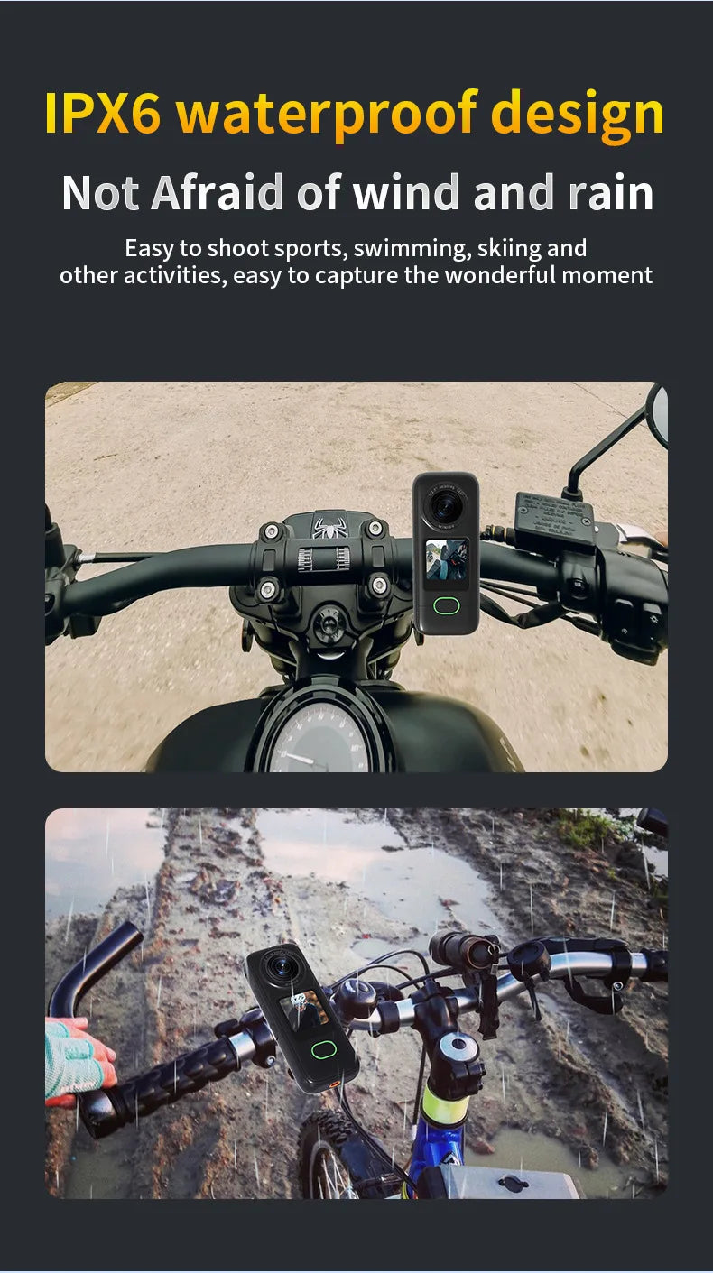 4K Action Camera HD Touch Screen Outdoor Anti Shake Sports DV Handheld Video Recorder Vlog Action Cam Pocket Body Camera