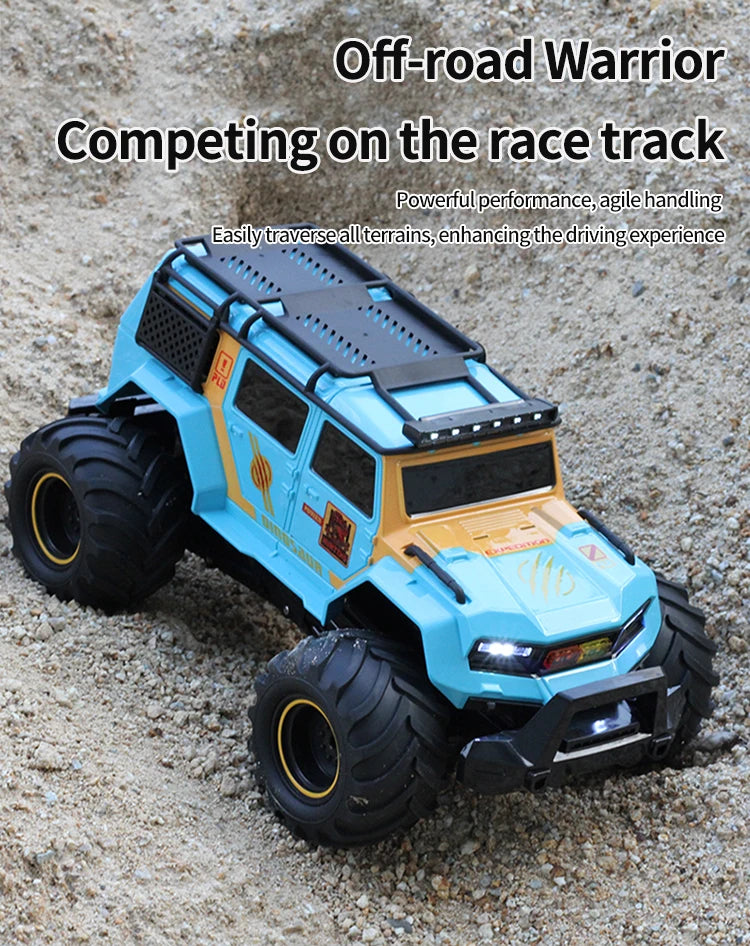 Rc Car Waterproof Amphibious 4Wd Off-Road Vehicle Remote Control Water Land Crawler Stunt Climbing Truck Toys for Boys Children