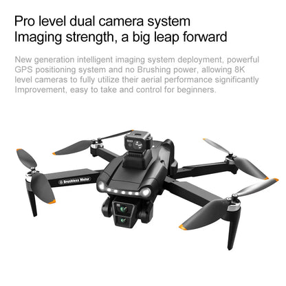 V198GPS Drone 8K Profesional HD Camera ESC Brushless Obstacle Avoidance Aerial Optical Foldable Quadcopter Mini Dron