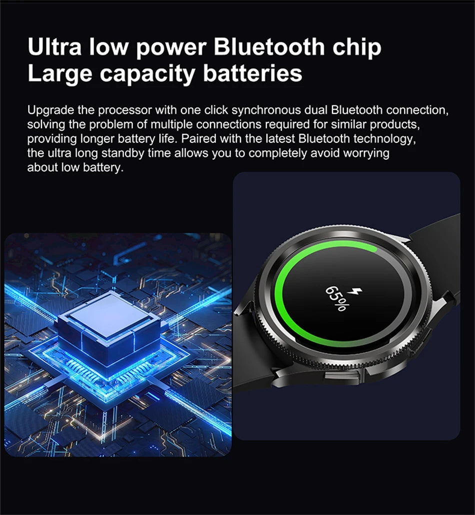 Outdoor GPS Sports Bluetooth Call Smartwatch Men's AMOLED HD Screen AI Voice Assistant 24 Hours Heart Rate Monitoring Smart Wach