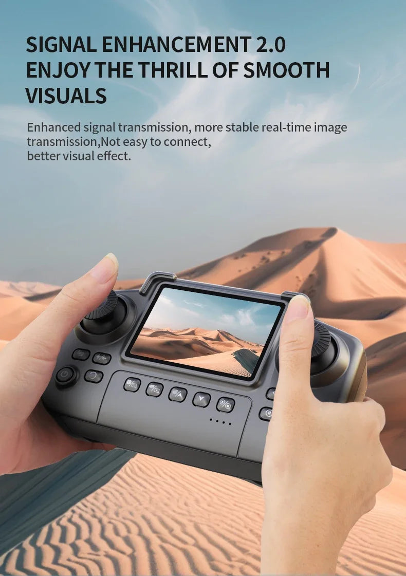 Professional E88 PRO Drone with screen 8K HD Camera WiFi FPV Foldable RC Quadcopter Helicopter Toy for Kids Adults Outdoor Gifts