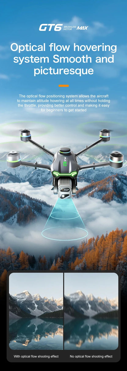 GT6 Max drone screen remote control GPS positioning high-definition aerial photography brushless motor flight play