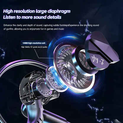 E-Sports Gaming Headset 7.1 Surround Sound Hifi Stereo Wired headphones 3.5mm/Type-C In-Ear dual Mic PUBG Gaming Earphone Earbud