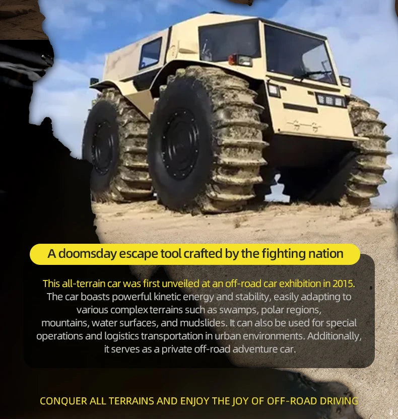 NEW RC Cars 4WD All Terrain Cross Country Car RC Water Land Amphibious 2.4G Toy Drift Racing Remote Control Car Kids Gift