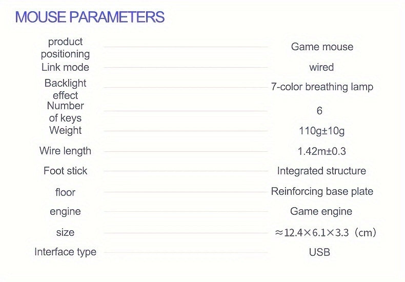 Silver Carved Mechanical Gaming Mouse, Wired, Suitable for Desktop And Laptop Use, Silent for Office And Esports.