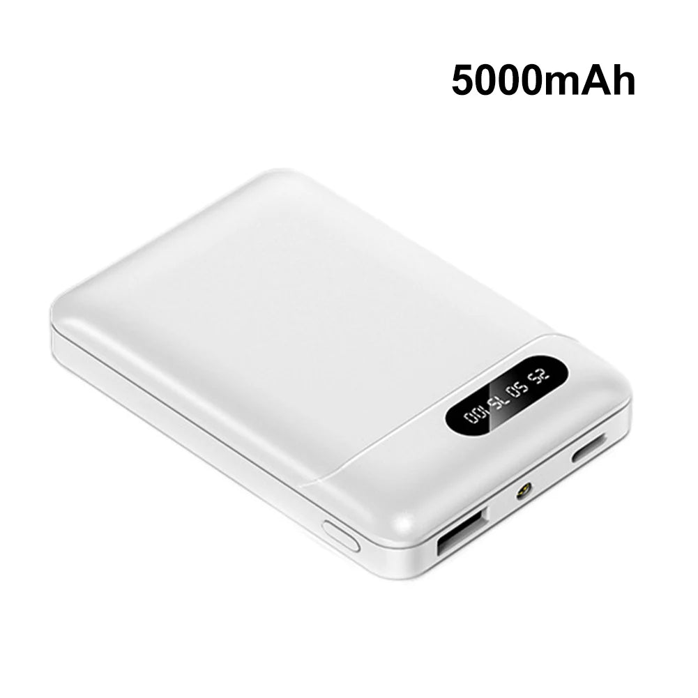 Portable Power Bank 10000mAh 5V/2.1A USB Output Lightweight External Battery Pack for Heating Vests Jackets Scarves Socks Gloves